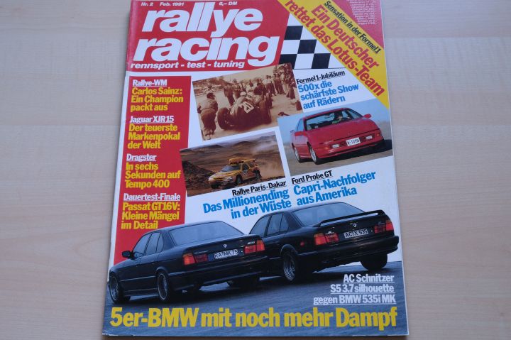 Deckblatt Rallye Racing (02/1991)